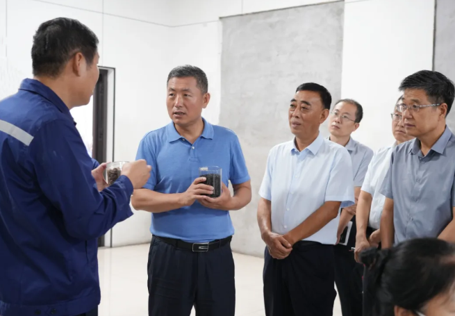 运城河津市委书记孟维君调研新兴产业发展情况