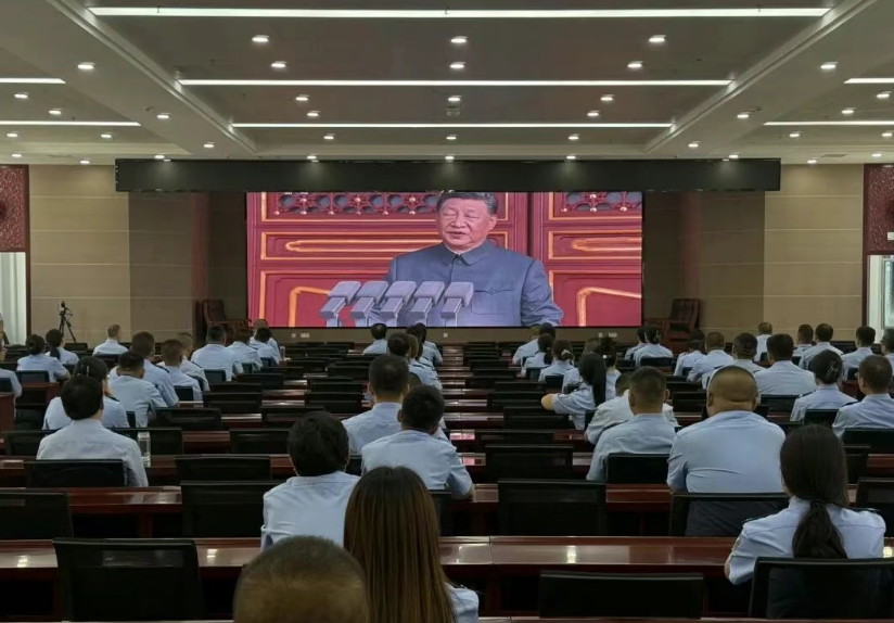 聚警心励斗志！吕梁兴县公安局组织观看纪念中国人民抗日战争暨世界反法西斯战争胜利8