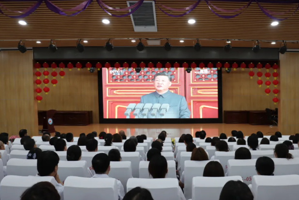 铭记抗战历史，凝聚医疗力量 ——临汾乡宁县医疗集团组织观看“九三阅兵”直播