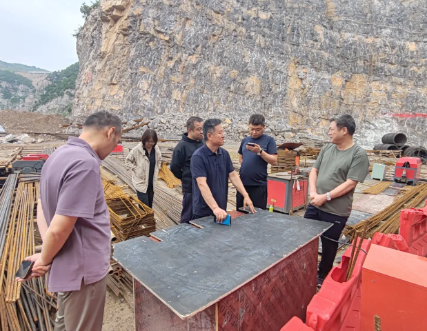 吕梁市水利局党组书记、局长、二级巡视员孙尚平第7次督导检查中阳县县域配套水网工程