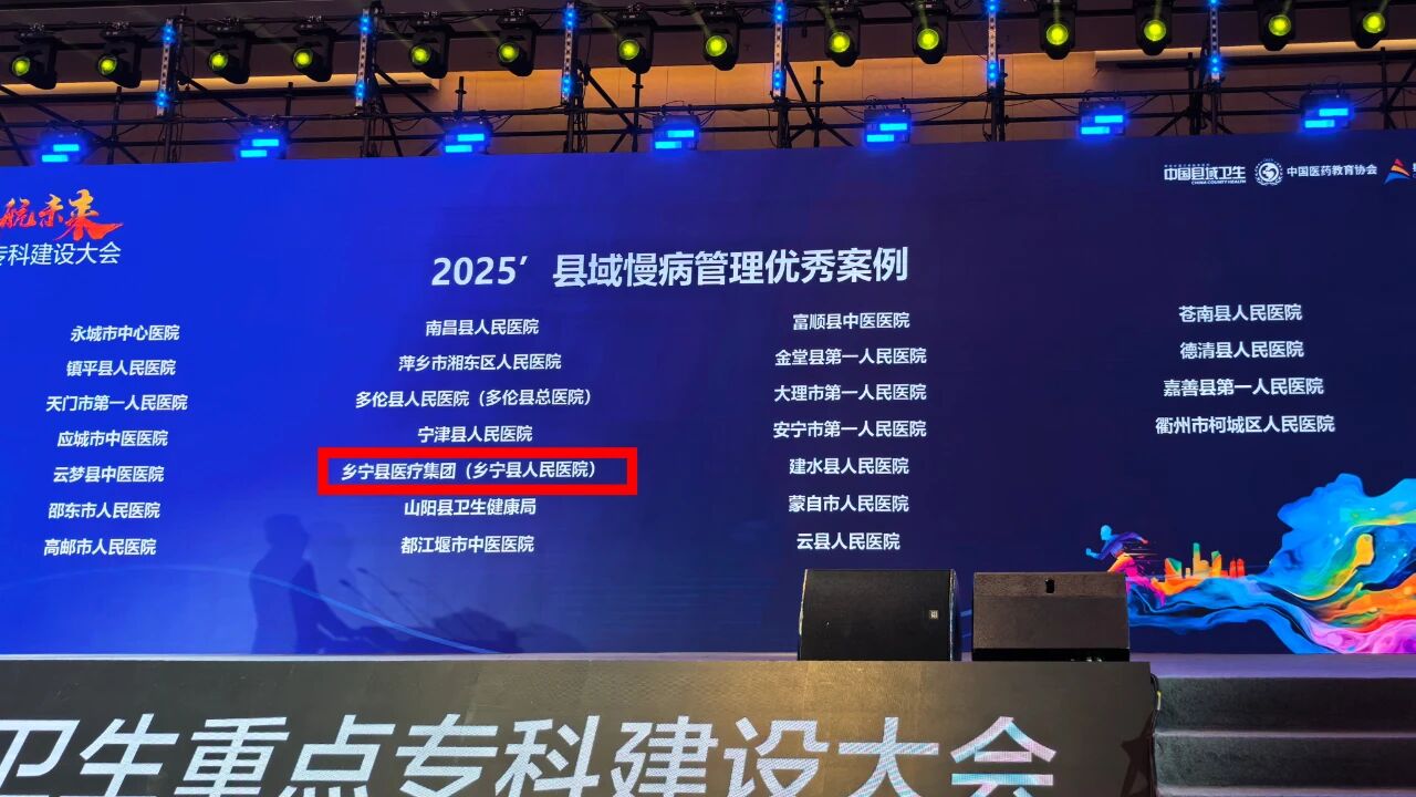 【喜报】 临汾乡宁县医疗集团在全国县域慢病管理案例征集活动中斩获佳绩