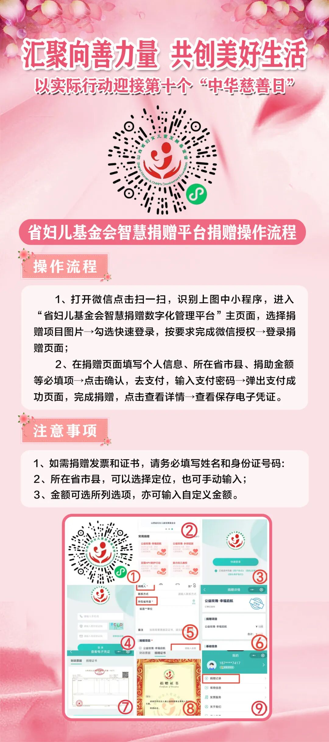 用爱点亮希望  行动温暖童年 ——临汾市妇联邀您一起参与“公益玫瑰”募捐活动！