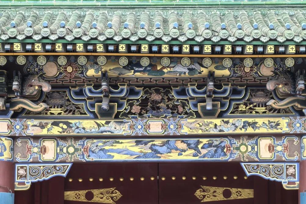 汉纹锦彩画：惊艳时光的“梁上丹青”