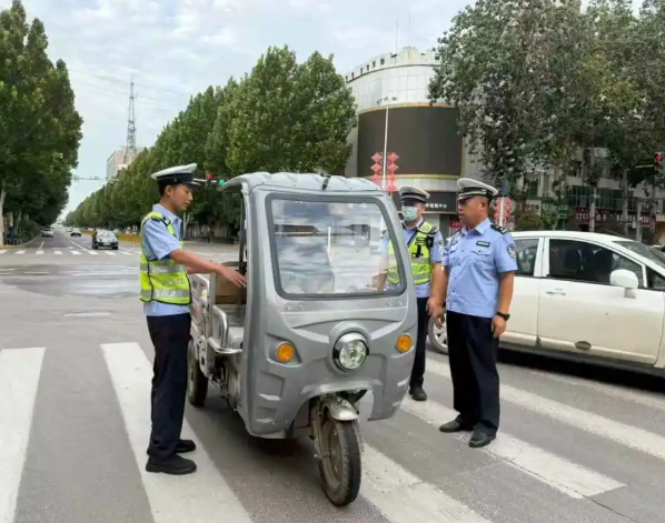 运城夏县公安集中整治电动车交通违法行为成效显