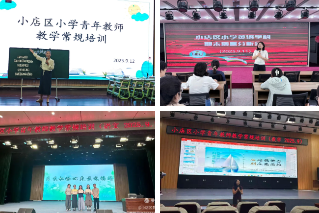 太原小店区教研科研中心组织开展全区中小学全学科青年教师培训