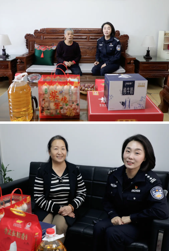 临汾洪洞县公安局开展中秋、国庆“两节”走访慰问活动