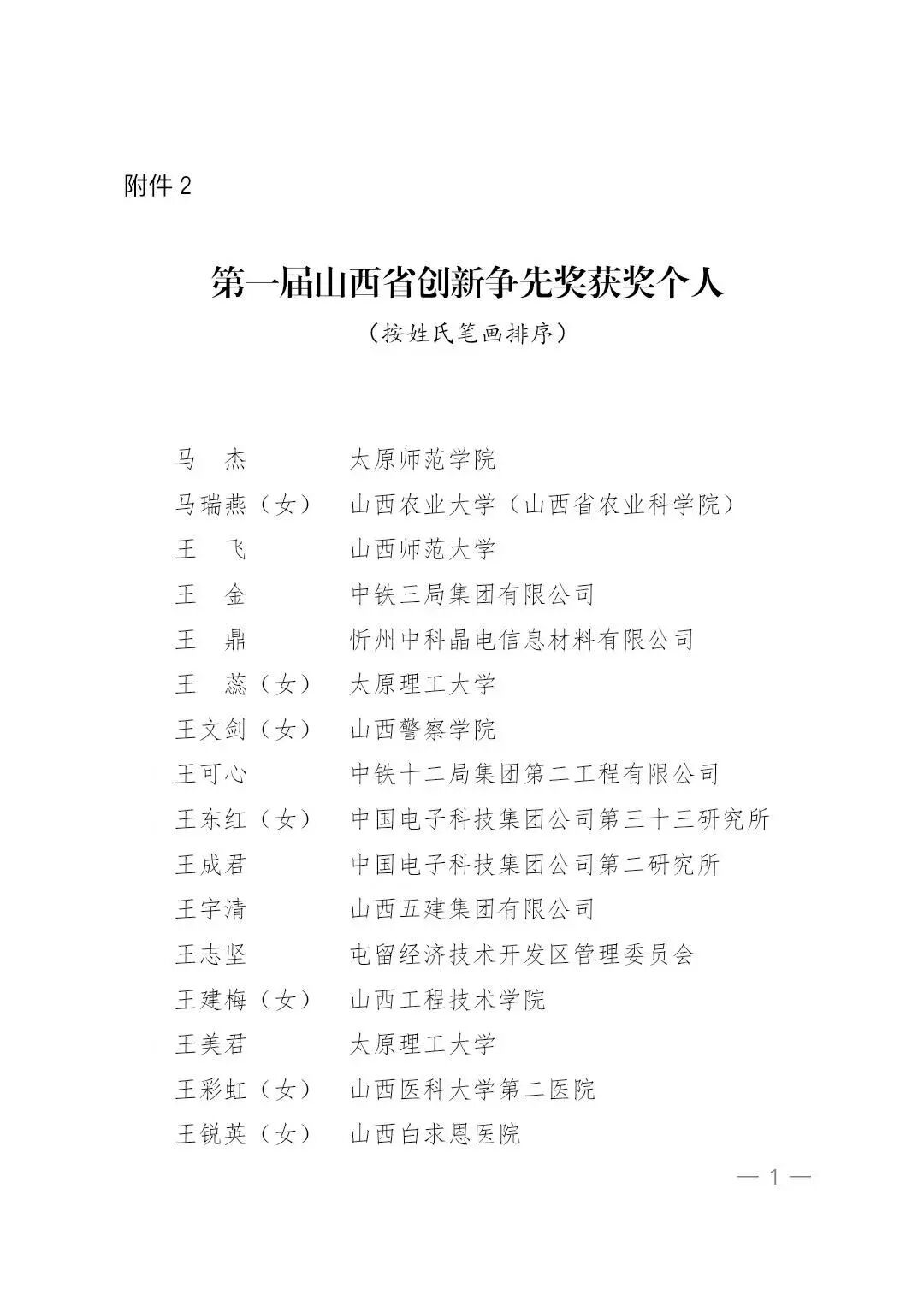 临汾市中心医院党委副书记、院长刘辉荣获第一届山西省创新争先个人