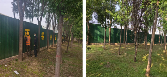 太原万柏林区神堂沟街道：拆除“高龄”广告  提升城市“颜值”