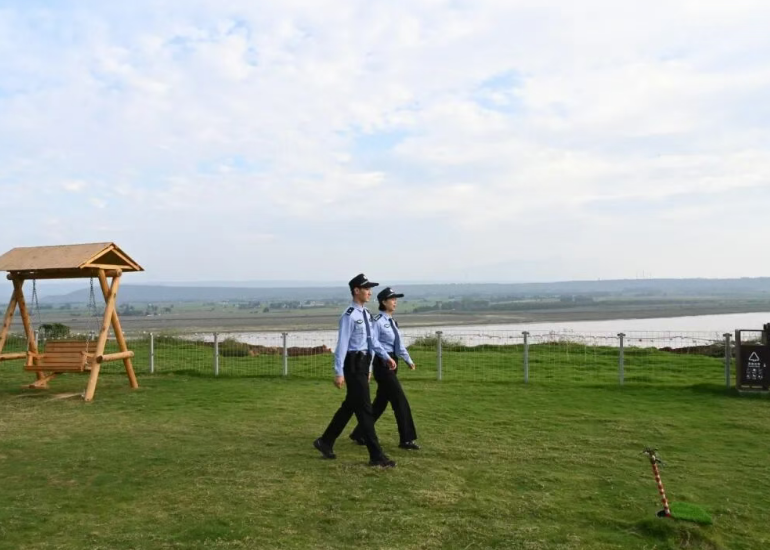 运城芮城南磑派出所：民警坚守岗位，守护景区平安