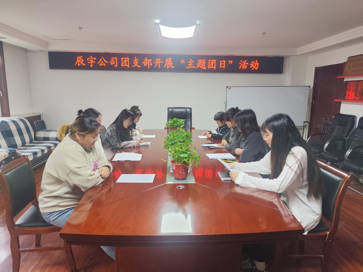 以青春之名，续时代荣光——太原市政集团辰宇公司团支部开展主题团日活动