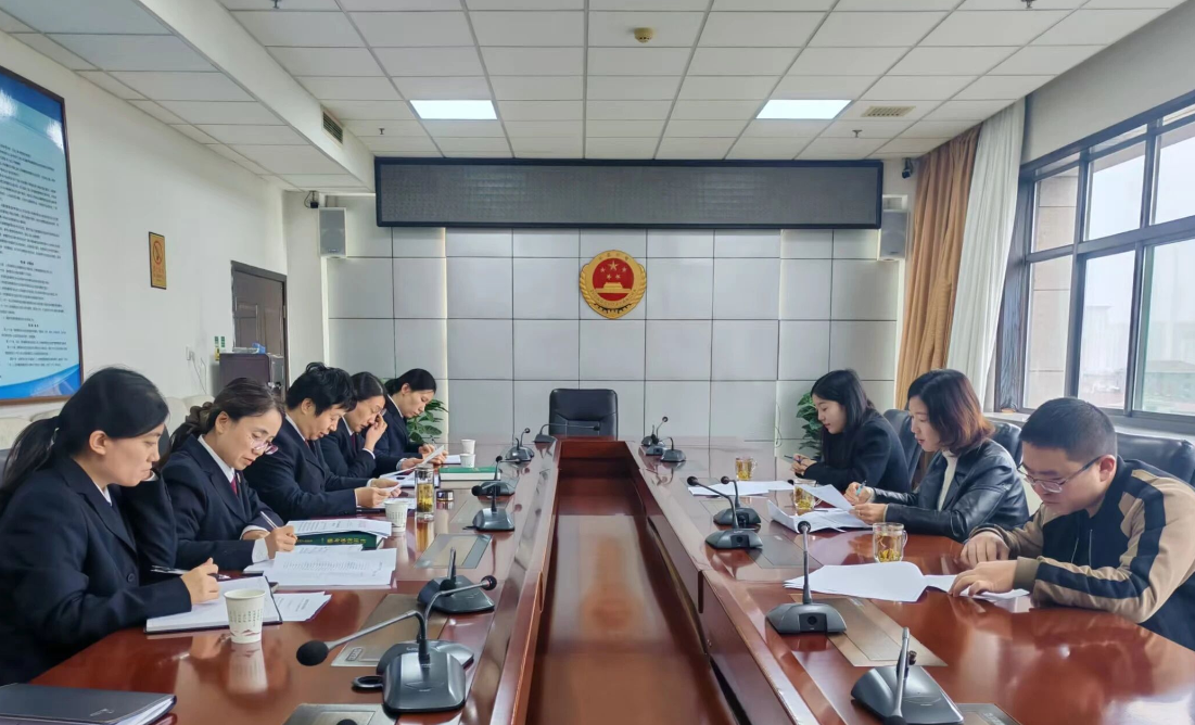 长治市人民检察院研究室到襄垣县检察院就理论研究工作开展调研座谈