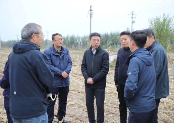 太原尖草坪区委副书记、区长张力维调研督导“三秋”农业生产、供热工作