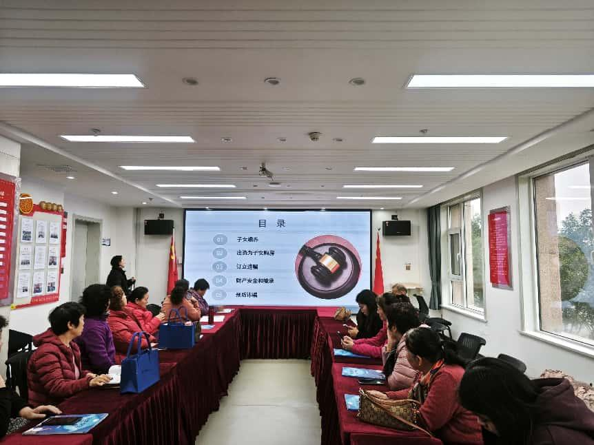 太原万柏林区小井峪街道：护权有法  情暖夕阳