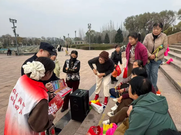 长治武乡：广场风柔，防毒护“晚晴”！