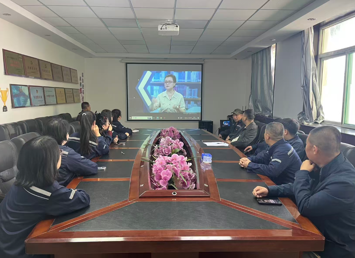 太原市政集团沥青拌和厂组织线上安全教育培训学习