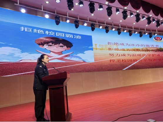 吕梁兴县公安局蔚汾派出所开展法治进校园宣传活动