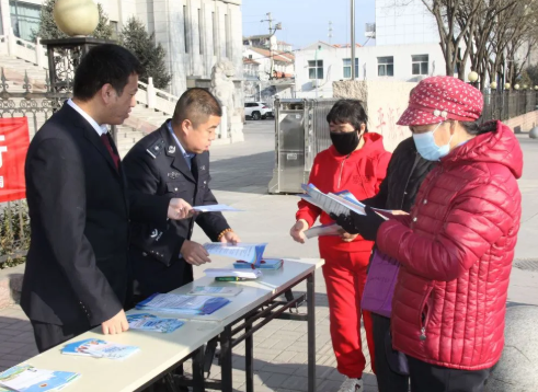 长治平顺县检察院开展平安建设宣传活动