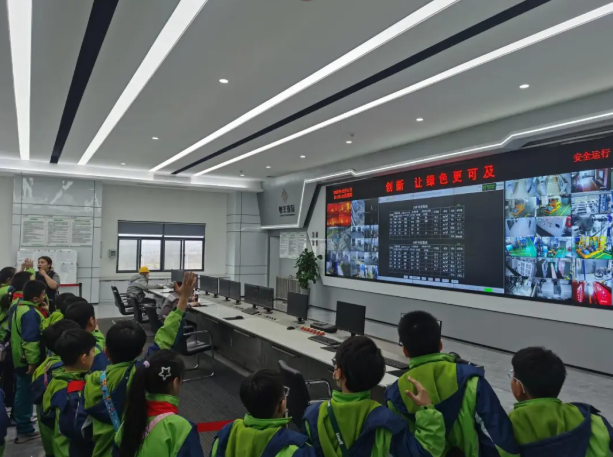 临汾市第一小学参观粤丰环保电力公司