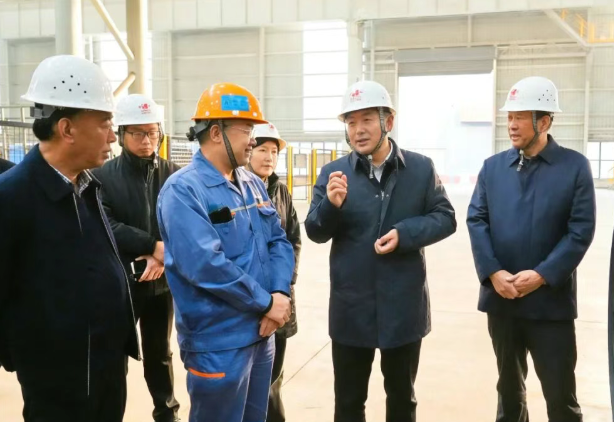 运城市委常委、河津市委书记孟维君在宏达钢铁集团调研