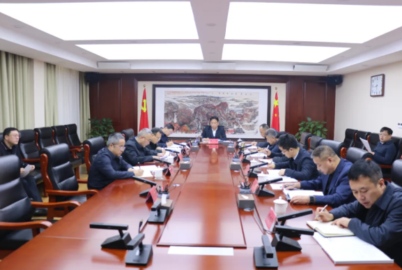 晋中灵石县委常委会召开会议