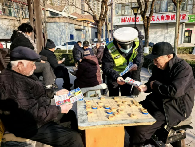 临汾公安交警多维度发力织密安全防护网，守护乡村平安路！