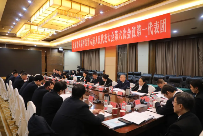 太原尖草坪区：刘锦春参加区人大六届六次会议柴村代表团审议