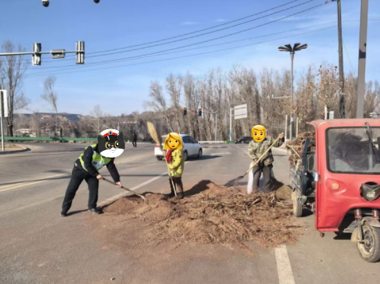 长治武乡县公安：粮食铺道，危险“驾到”！