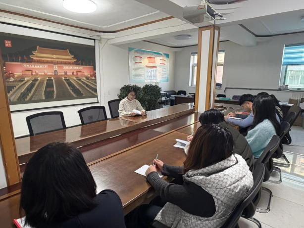 太原市政集团一公司团支部组织团员青年开展“学贺词砺初心  建新功担使命”专题学习