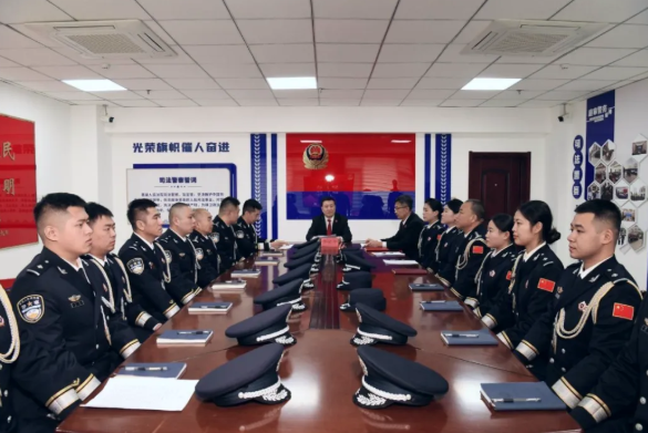 致敬藏蓝荣光！吕梁汾阳市人民法院司法警察大队庆祝第六个中国人民警察节