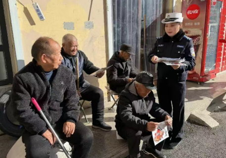 长治壶关公安交管大队：交通宣传进社区  普及安全“零”距离