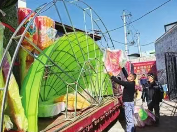 太原尖草坪区横渠花灯“出圈”记