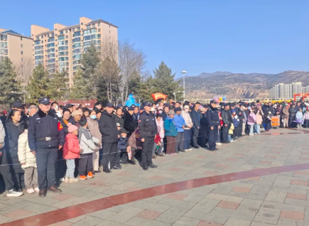 鼓乐喧天庆团圆  藏蓝坚守护平安——太原娄烦县公安局圆满完成