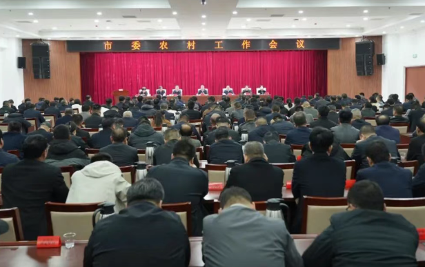 运城河津市委农村工作会议召开