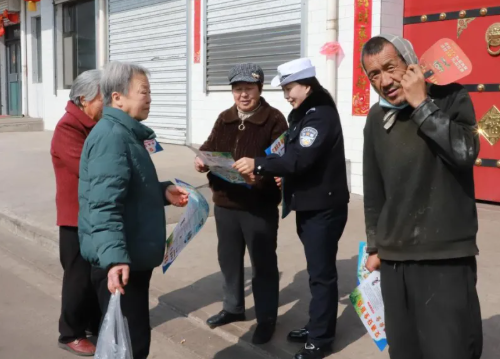 吕梁中阳公安：“美丽乡村行” 走进西合村，把安全知识送到群众
