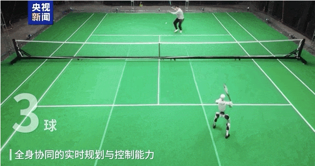 起猛了，人形机器人会打网球了！全球首个，毫秒级响应
