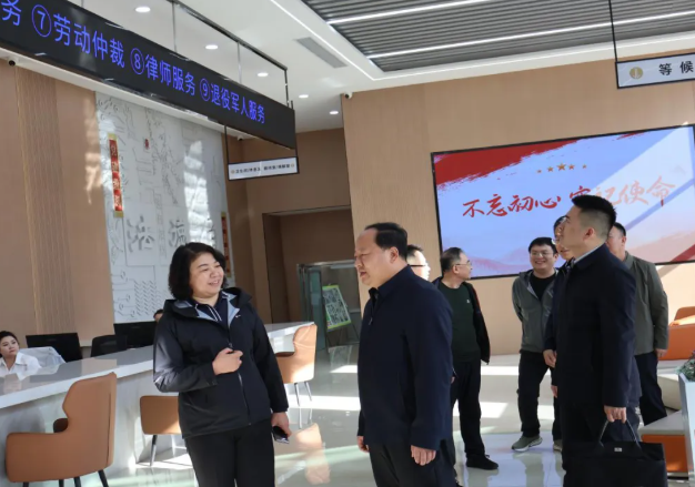 山西省退役军人服务中心主任屈飞一行赴朔州市调研退役军人服务保