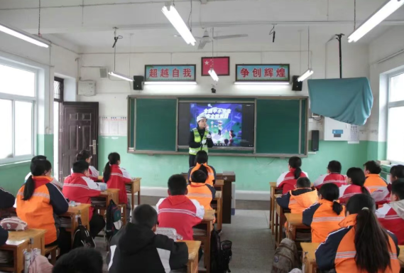 运城平陆公安：文明交通进校园  筑牢防线保安全