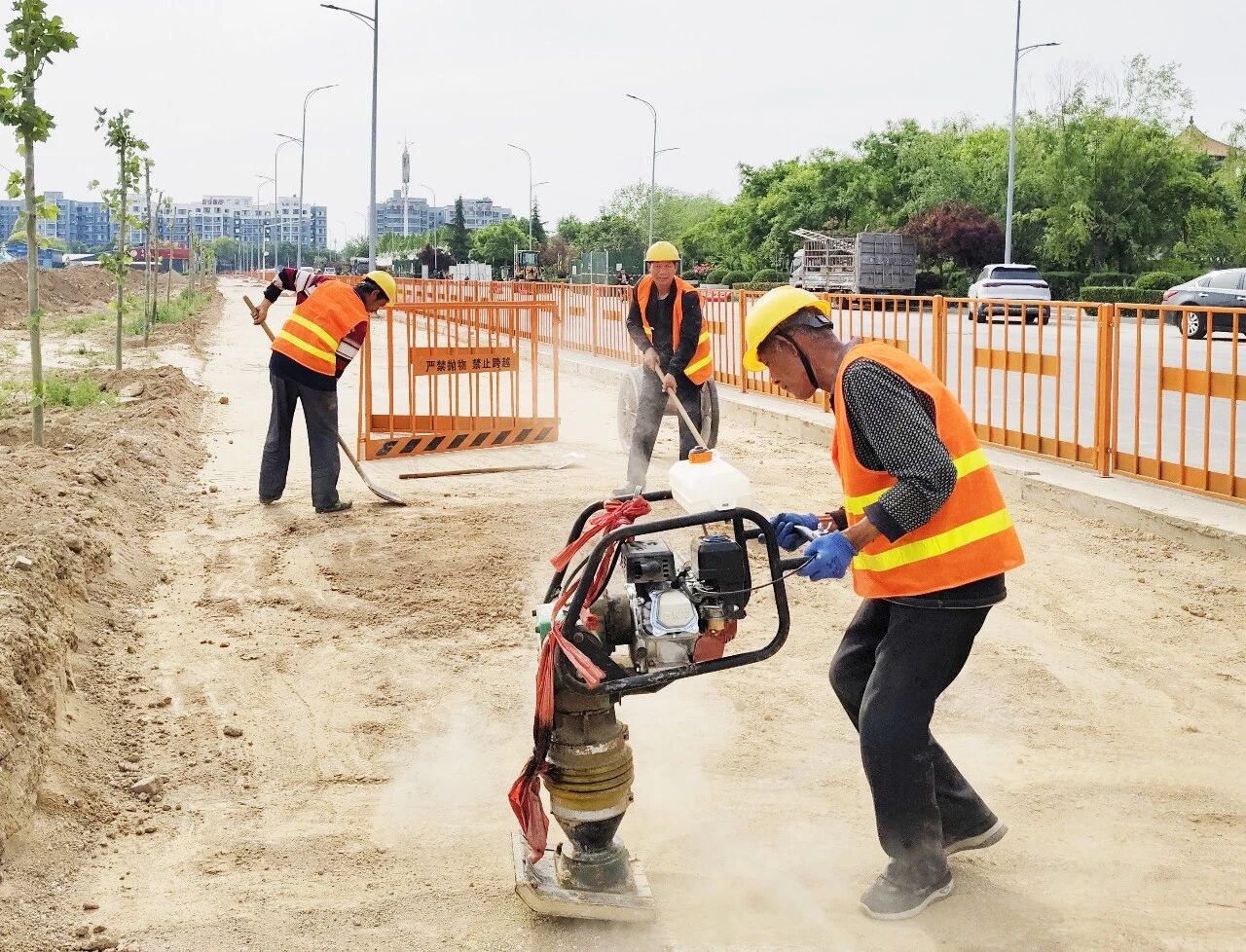 运城河津：精筑便民步道  提升城市宜居品质