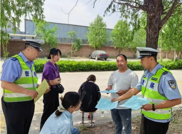 山西吕梁交城公安交管：宣讲交规树理念  源头守护保平安
