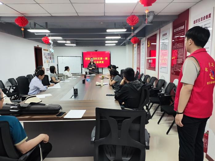 太原晋源区西湖林语社区：“国乐课堂”亮了
