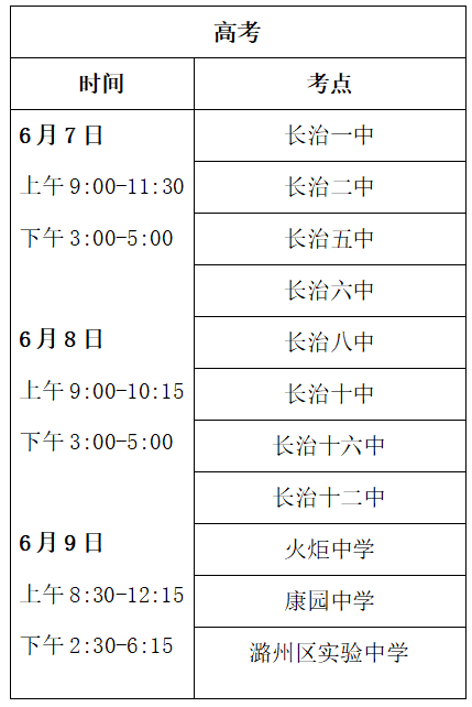 高考在即！长治交警发布温馨提示