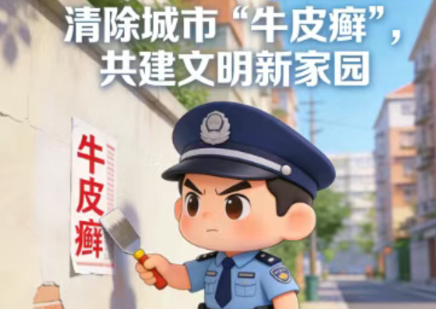 亮剑城市“牛皮癣”！临汾尧都公安公布多起非法小广告案例