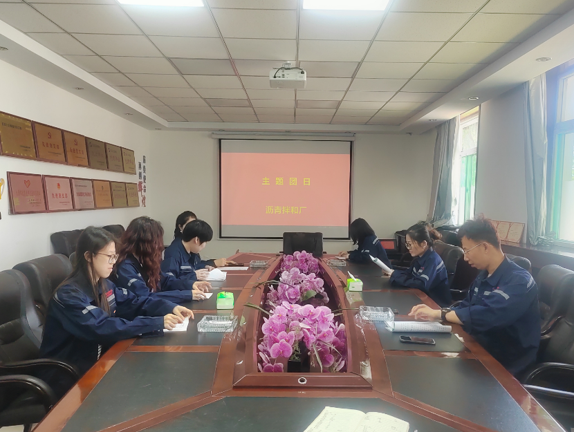 太原市政集团沥青拌和厂团支部开展“闻‘汛’而动  青春担当”主题团日活动