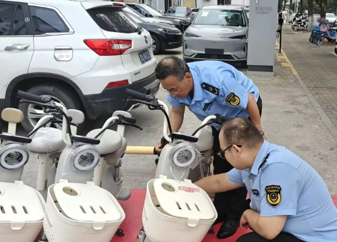 太原小店区市监局开展电动自行车安全隐患集中整治专项行动