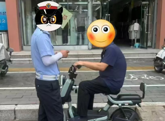 侥幸“临时戴盔”不可取！长治武乡公安严查电动车交通违法，筑牢出行防线