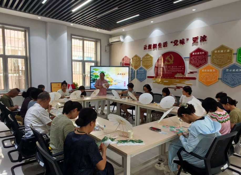 一叶知秋意  油纸绘清欢——太原杏花岭区文物旅游发展中心开展立秋节气文化分享暨油