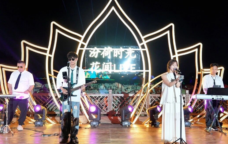 刷屏临汾！汾河边上的这场荷塘夜宴，简直太精彩…