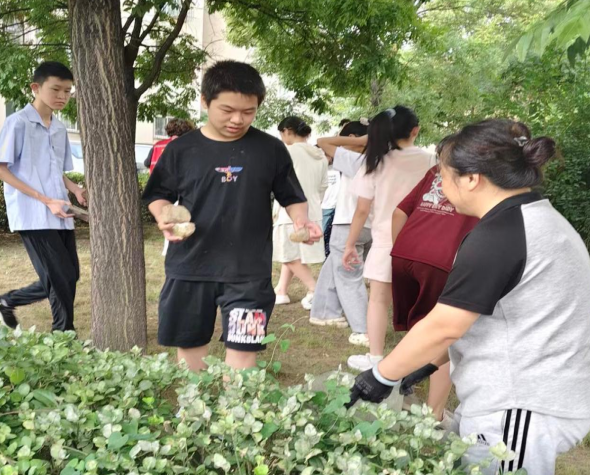 太原万柏林区西铭街道：暑期劳动践初心  环境整治美家园