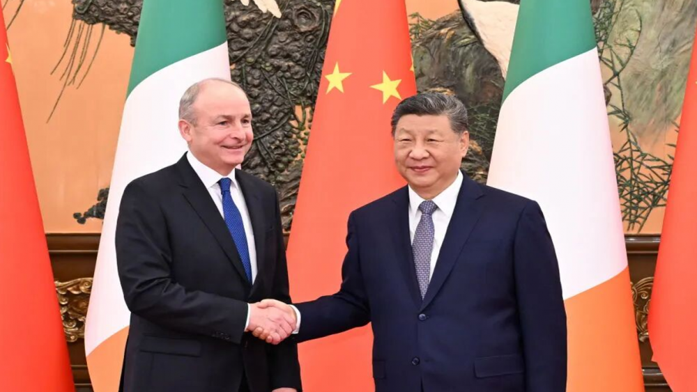 习近平会见爱尔兰总理马丁