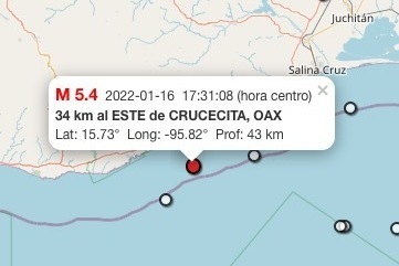 墨西哥发生5.4级地震 首都墨西哥城有震感